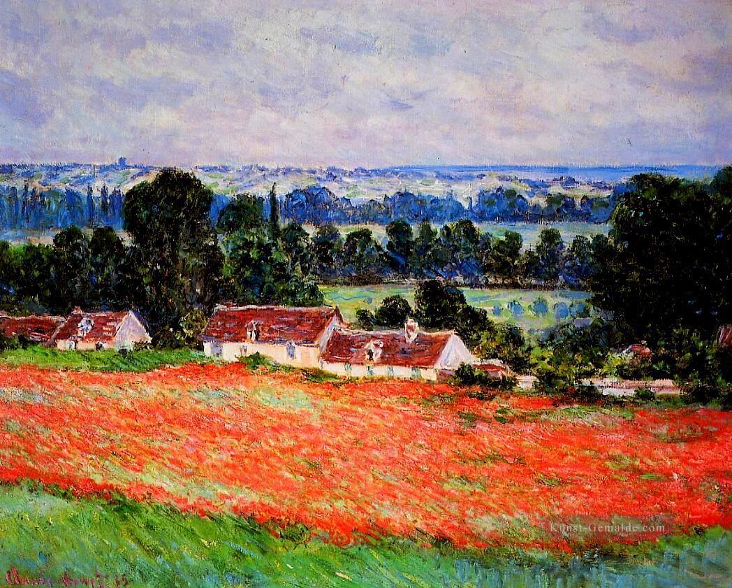Mohnblumen bei Giverny Claude Monet impressionistischen Blumen Ölgemälde